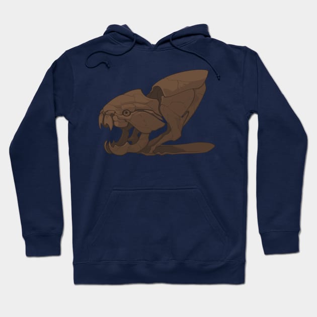 Dunkleosteus Hoodie by QuirkySphinx